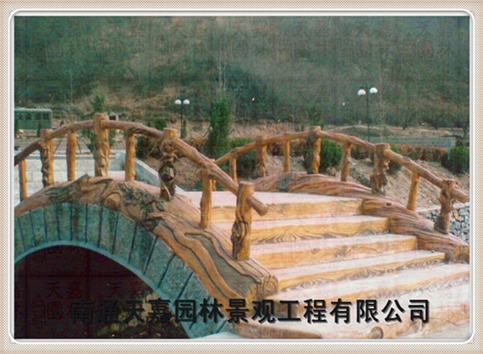 仿木紋樹樁