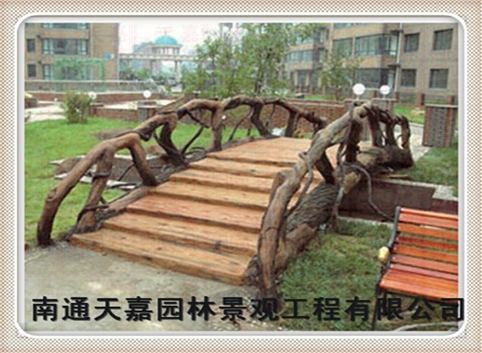 仿木紋樹樁